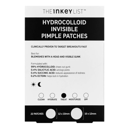 THE INKEY LIST Hydrocolloid Invisible Pimple Patches 2.58g