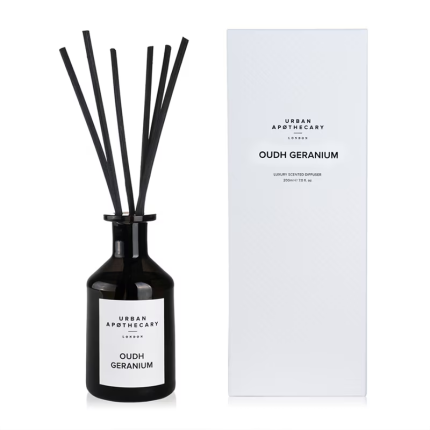 Urban Apothecary London Oudh Geranium Luxury Diffuser 200ml