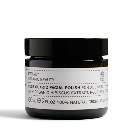 Evolve Beauty Rose Quartz Facial Polish 60ml